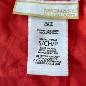 Michael Kors Vibrant Red Rayon Top